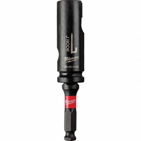 Milwaukee Tool - 7/16" Hex Lineman's Utility Socket for Standard Hex/Socket Screws - USA Tool & Supply