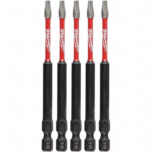 Milwaukee Tool - Power & Impact Screwdriver Bits & Holders Bit Type: Torx Torx Size: T15 - USA Tool & Supply