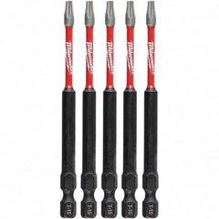 Milwaukee Tool - Power & Impact Screwdriver Bits & Holders Bit Type: Torx Torx Size: T15 - USA Tool & Supply