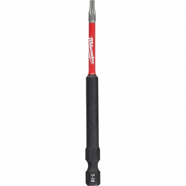 Milwaukee Tool - 1/4" Hex T10 Torx Impact Ready Bit - USA Tool & Supply