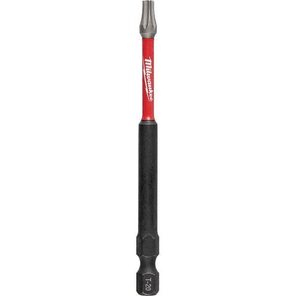 Milwaukee Tool - 1/4" Hex T20 Torx Impact Ready Bit - USA Tool & Supply