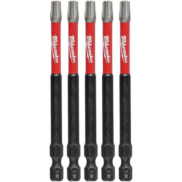 Milwaukee Tool - 1/4" Hex T30 Torx Power Bit - USA Tool & Supply