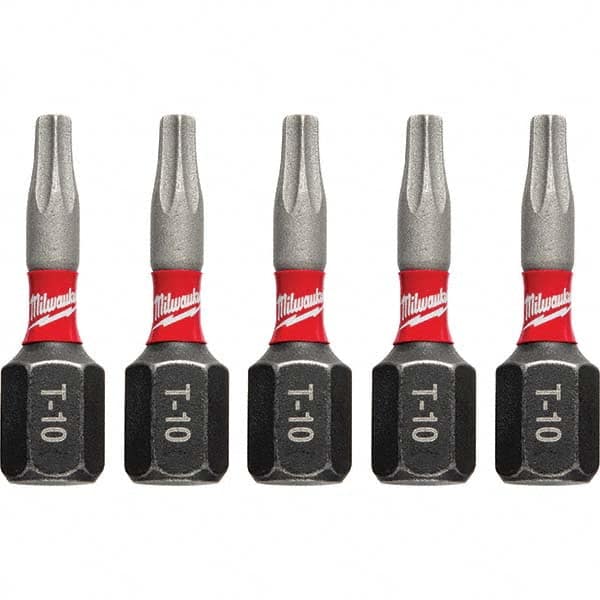 Milwaukee Tool - 1/4" Hex T10 Torx Impact Ready Bit - USA Tool & Supply