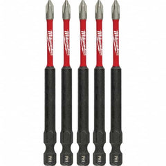 Milwaukee Tool - 1/4" Hex #1 Phillips Impact Ready Bit - USA Tool & Supply