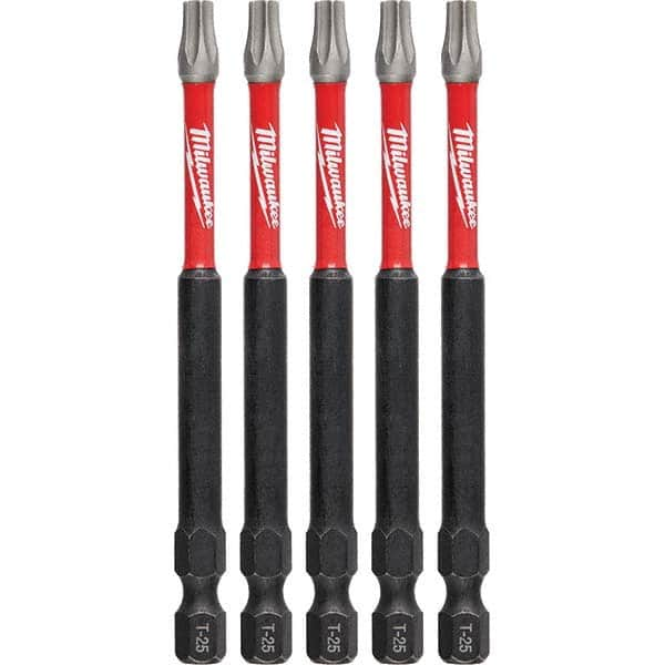 Milwaukee Tool - 1/4" Hex T25 Torx Impact Ready Bit - USA Tool & Supply