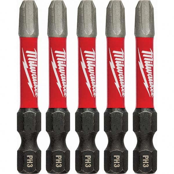 Milwaukee Tool - 1/4" Hex #3 Phillips Impact Ready Bit - USA Tool & Supply