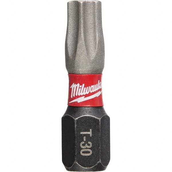 Milwaukee Tool - 1/4" Hex T30 Torx Impact Ready Bit - USA Tool & Supply