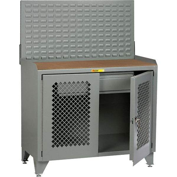 Little Giant - Stationary Workstations Type: Security Workstation Width (Inch): 36 - USA Tool & Supply
