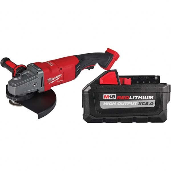 Milwaukee Tool - Angle & Disc Grinders Type of Power: Cordless Wheel Diameter (Inch): 9 - USA Tool & Supply