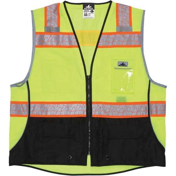 MCR Safety - High Visibility Vests Vest Style: Surveyor's Vest Type: Hi Visibility - USA Tool & Supply
