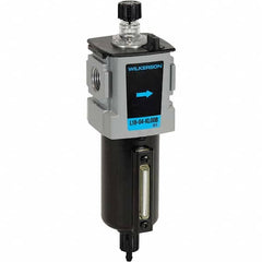 Wilkerson - Lubricators Type: Standard - Modular Port Size NPT: 1/4 - USA Tool & Supply