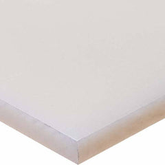 USA Sealing - 4' x 6" x 2" Semi-Clear White Polypropylene Rectangular Bar - - Exact Industrial Supply