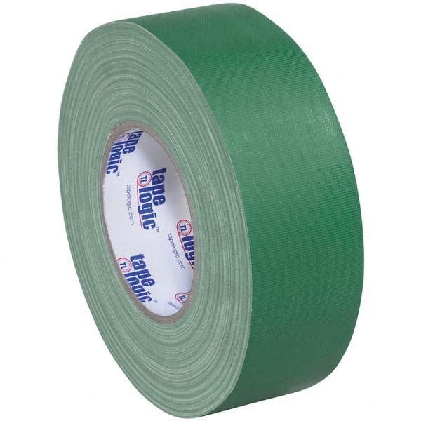 Tape Logic - Pack of (3), 60 Yd Rolls 2" x 11 mil Green Rubber Gaffers Tape - USA Tool & Supply