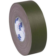 Tape Logic - Pack of (3) 60 Yd Rolls 2" x 11 mil Olive Green Rubber Gaffers Tape - USA Tool & Supply