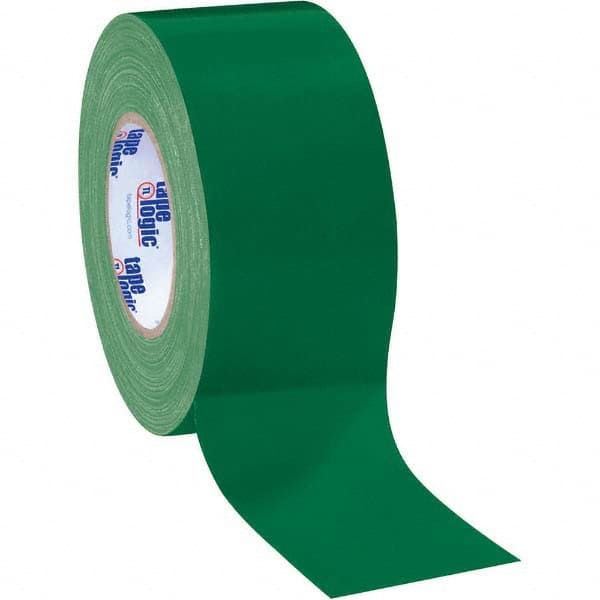 Tape Logic - Pack of (3) 60 Yd Rolls 3" x 10 mil Green Rubber Duct Tape - USA Tool & Supply