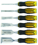 STANLEY® FATMAX® 6 Piece Short Blade Wood Chisel Set - USA Tool & Supply