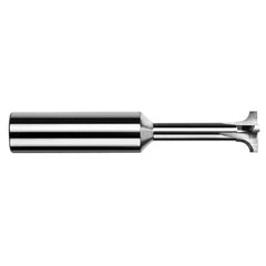 Corner Rounding End Mills - 0.1180″ Radius × 0.5000″ (1/2″) Head Diameter × 1.0000″ (1″) Neck Length Carbide 5° Flare Back Corner Rounding End Mill, 4 Flutes - Exact Industrial Supply