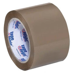 Tape Logic - Pack of (6) 55 Yd Rolls 3" Tan Acrylic Adhesive Packaging Tape - USA Tool & Supply