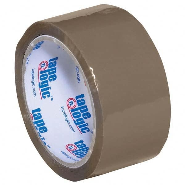 Tape Logic - Pack of (6) 55 Yd Rolls 2" Tan Acrylic Adhesive Packaging Tape - USA Tool & Supply