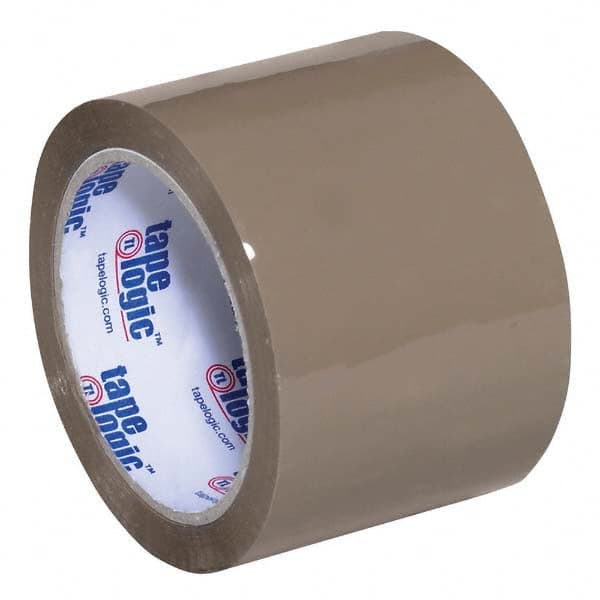 Tape Logic - Pack of (6) 110 Yd Rolls 3" Tan Acrylic Adhesive Packaging Tape - USA Tool & Supply