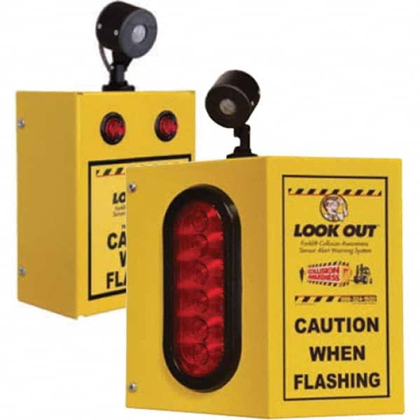 TAPCO - Auxiliary Lights Type: Forklift Warning Light Voltage: 110 VAC to 24VDC - USA Tool & Supply