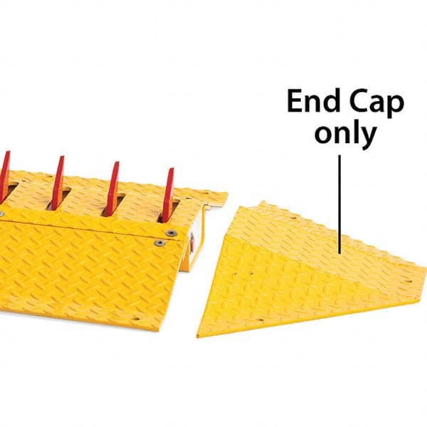 TAPCO - Speed Bumps, Parking Curbs & Accessories Type: End Cap Length (Inch): 31 - USA Tool & Supply