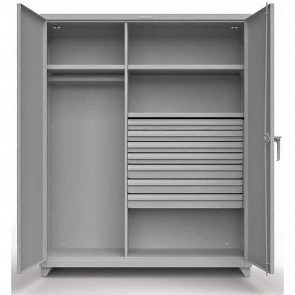 Strong Hold - Storage Cabinets Type: Wardrobe Width (Inch): 60 - USA Tool & Supply