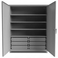 Strong Hold - Storage Cabinets Type: Heavy Duty Width (Inch): 60 - USA Tool & Supply