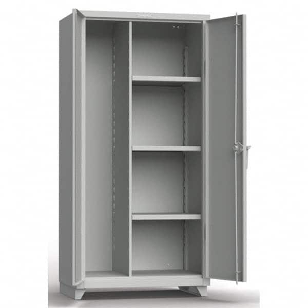 Strong Hold - Storage Cabinets Type: Heavy Duty Janitorial Width (Inch): 60 - USA Tool & Supply
