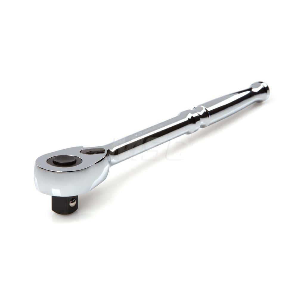 Ratchet: 1/2″ Drive, Oval Head 10-1/2″ OAL, Chrome-Plated