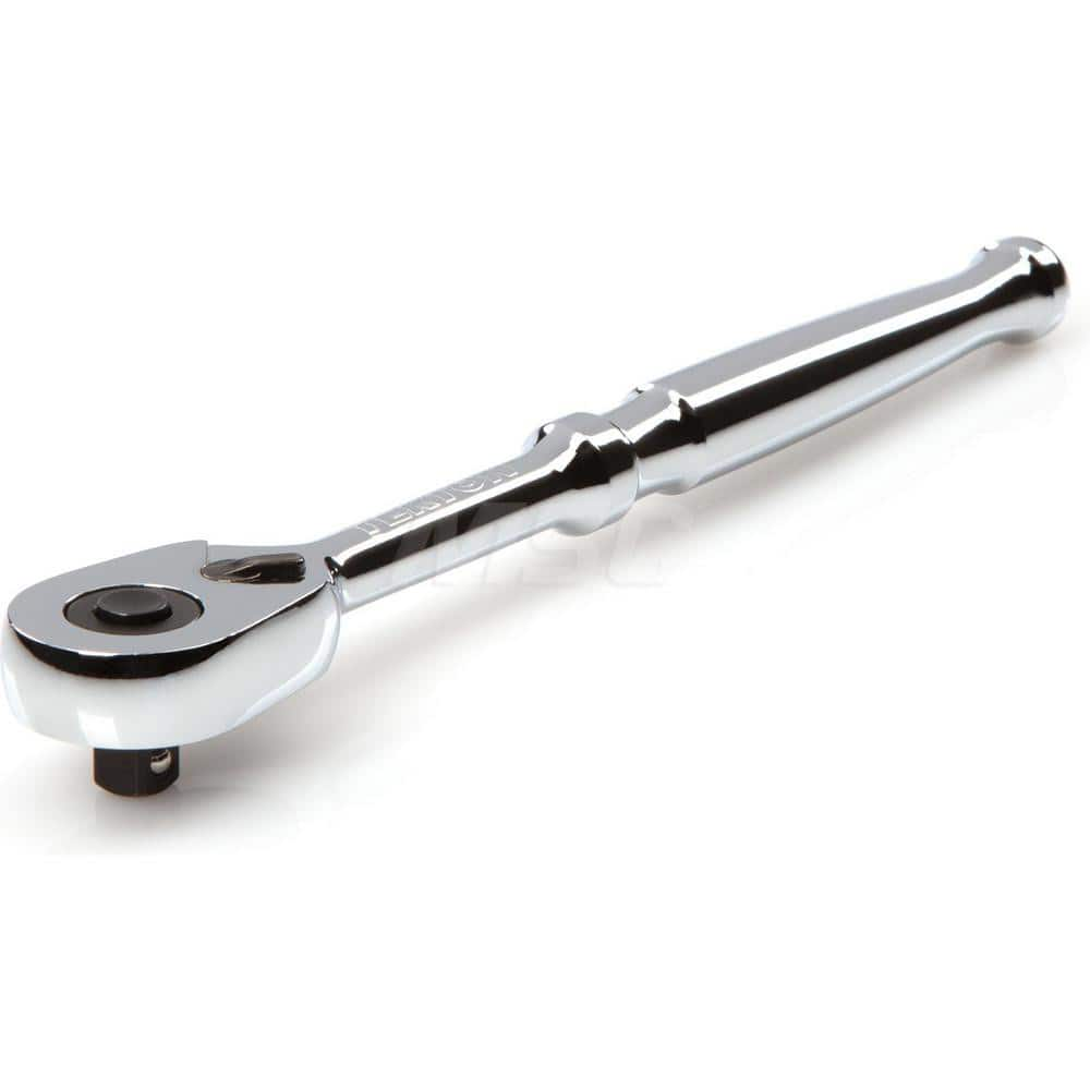 Ratchet: 1/4″ Drive, Oval Head 6″ OAL, Chrome-Plated