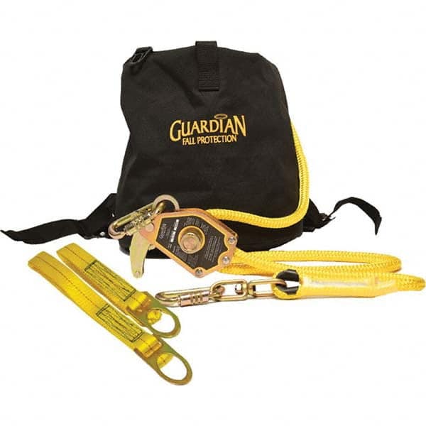 Guardian Fall Protection - Lanyards & Lifelines Type: Horizontal Lifeline Length (Feet): 100.00 - USA Tool & Supply
