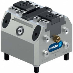 Schunk - Machine Vises Jaw Width (mm): 160.0 Throat Depth (mm): 200.0 - USA Tool & Supply
