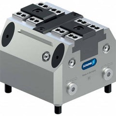 Schunk - Machine Vises Jaw Width (mm): 160.0 Throat Depth (mm): 200.0 - USA Tool & Supply