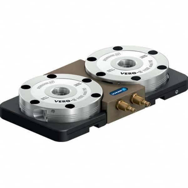 Schunk - CNC Quick-Change Clamping Modules Series: Vero-S Actuation Type: Pneumatic - USA Tool & Supply