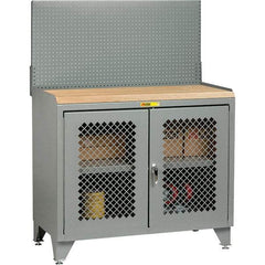 Little Giant - Stationary Workstations Type: Security Workstation Width (Inch): 48 - USA Tool & Supply