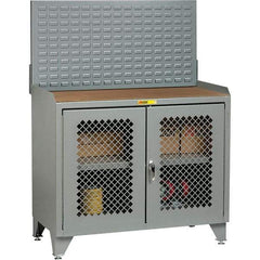 Little Giant - Stationary Workstations Type: Security Workstation Width (Inch): 48 - USA Tool & Supply