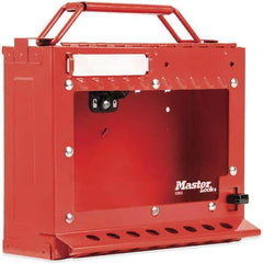 Master Lock - Group Lockout Boxes Portable or Wall Mount: Wall Mount Maximum Number of Padlocks: 15 - USA Tool & Supply