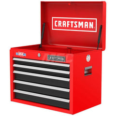 Bases & Risers & Add-Ons; Overall Weight Capacity: 650 lb; Drawer Capacity: 100 lb; Number Of Drawers: 5.000; Material: Steel; Number of Drawers: 5.000; Color: Black; Gauge: 18; Overall Height: 19.75 in; Overall Width: 26; Handle Type: Recessed; Locking M