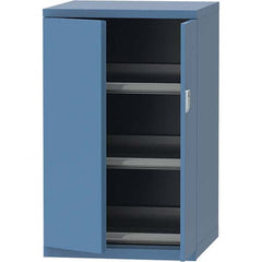 LISTA - 45 Compartment Bright Blue Steel Modular Storage Cabinet - USA Tool & Supply
