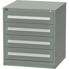 Vidmar - 4 Drawer Vidmar Green Steel Modular Storage Cabinet - USA Tool & Supply
