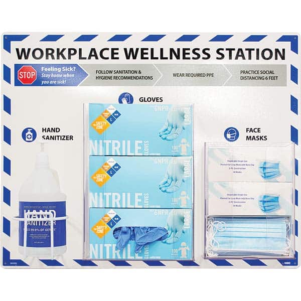 NMC - PPE Dispensers Type: Wellness Station Mount: Table/Wall - USA Tool & Supply