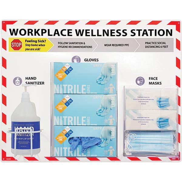 NMC - PPE Dispensers Type: Wellness Station Mount: Table/Wall - USA Tool & Supply