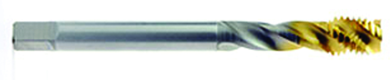 M2x0.4 0 Fl D3 HSSE Spiral Fl Tap-- TiN - USA Tool & Supply