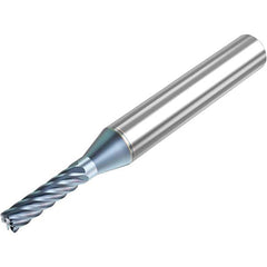 Niagara Cutter - 1/8" Diam 6 Flute Solid Carbide 0.01" Corner Radius End Mill - USA Tool & Supply
