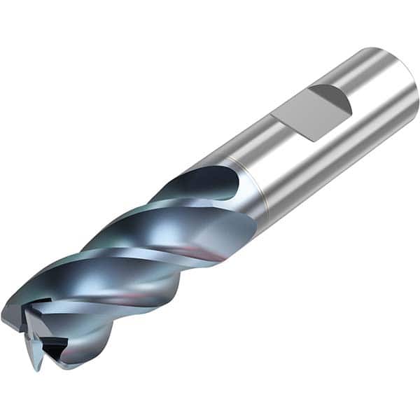 Niagara Cutter - 1/2" Diam 4 Flute Solid Carbide 0.06" Corner Radius End Mill - USA Tool & Supply