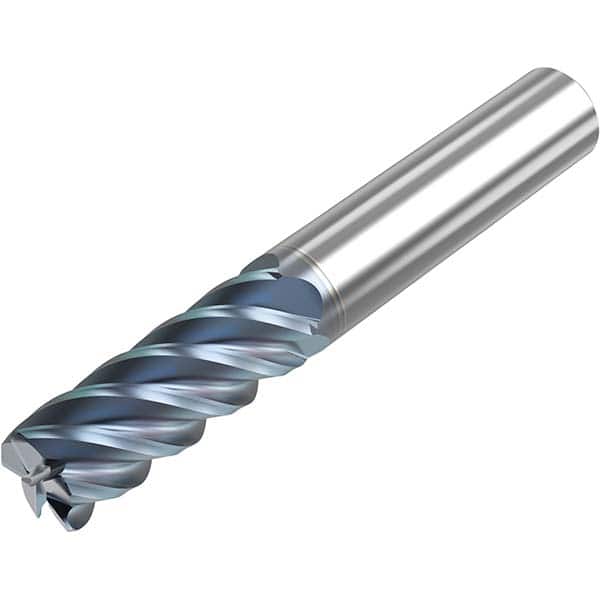 Niagara Cutter - 1/2" Diam 5 Flute Solid Carbide 0.03" Corner Radius End Mill - USA Tool & Supply