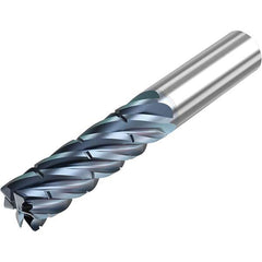 Niagara Cutter - 1/2" Diam 6 Flute Solid Carbide 0.03" Corner Radius End Mill - USA Tool & Supply