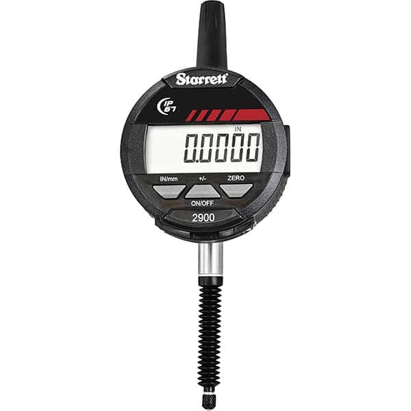 Starrett - Electronic Drop Indicators Minimum Measurement (Decimal Inch): 0 Minimum Measurement (Inch): 0 - USA Tool & Supply