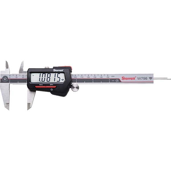 Starrett - Electronic Calipers Minimum Measurement (mm): 0.00 Maximum Measurement (mm): 150.00 - USA Tool & Supply